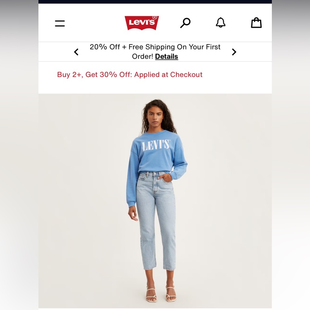 Levi’s Wedgie Straight Fit Jeans | Size 31 | Light Wash